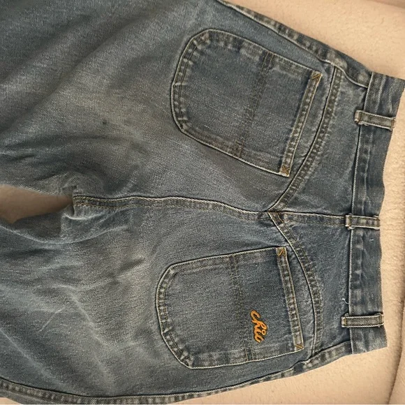 h.i.s Vintage 70s Blue Women's High Rise Bootcut Jeans - Picture 2 of 5